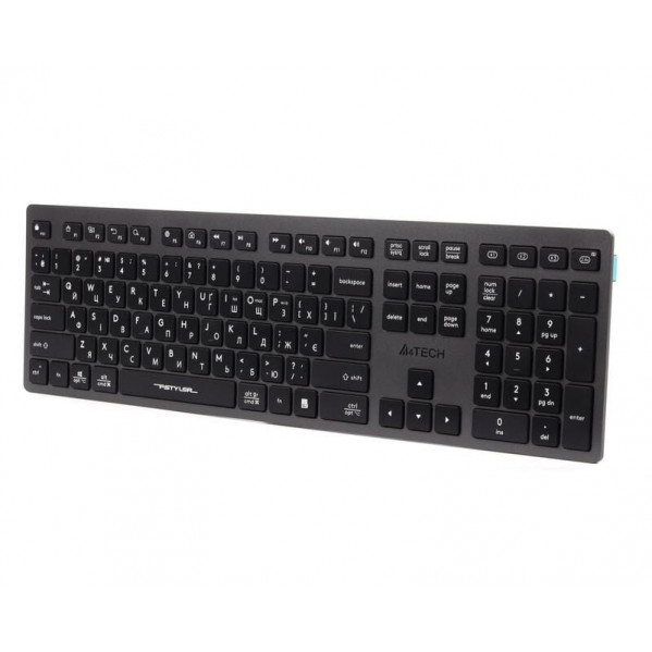 Клавіатура бездротова A4Tech FBX50C Grey