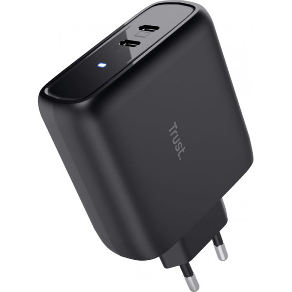 Зарядний пристрій Trust Maxo 65W 2xUSB-Type C Black (25380)