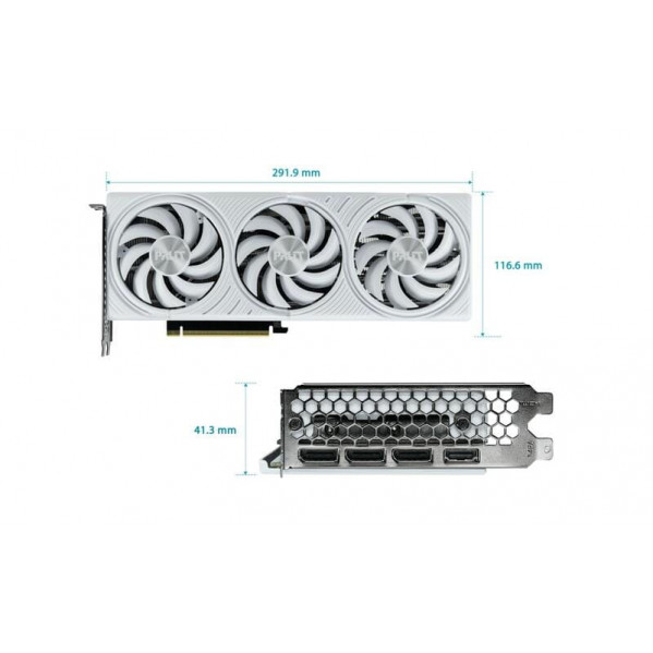 Відеокарта GF RTX 5070 12GB GDDR7 White OC Palit (NE75070U19K9-GB2050W)