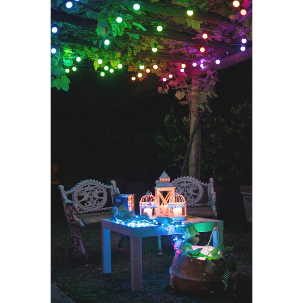 Smart LED гірлянда Twinkly Strings AWW Gen II (TWS400GOP-BEU) 400LED, 32м, BT+WiFi