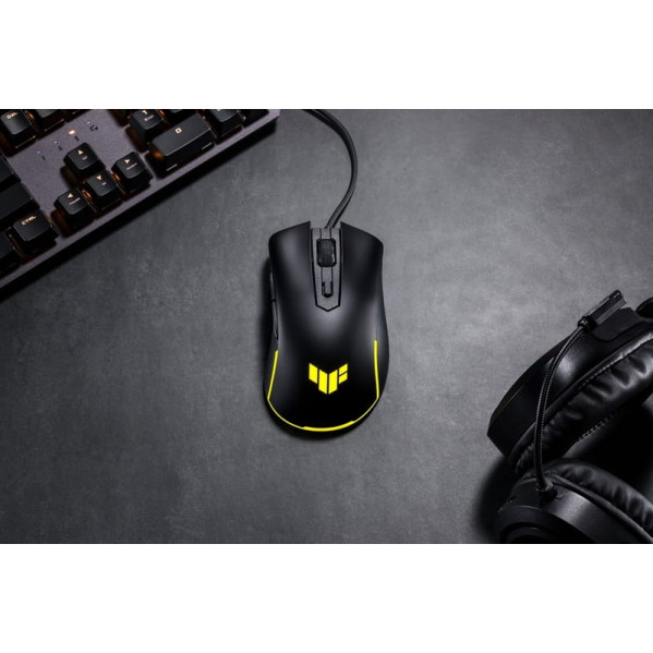 Миша Asus TUF Gaming M3 Gen II Black (90MP0320-BMUA00) + Ігрова поверхня Asus TUF Gaming P1 Black (90MP02G0-BPUA00)