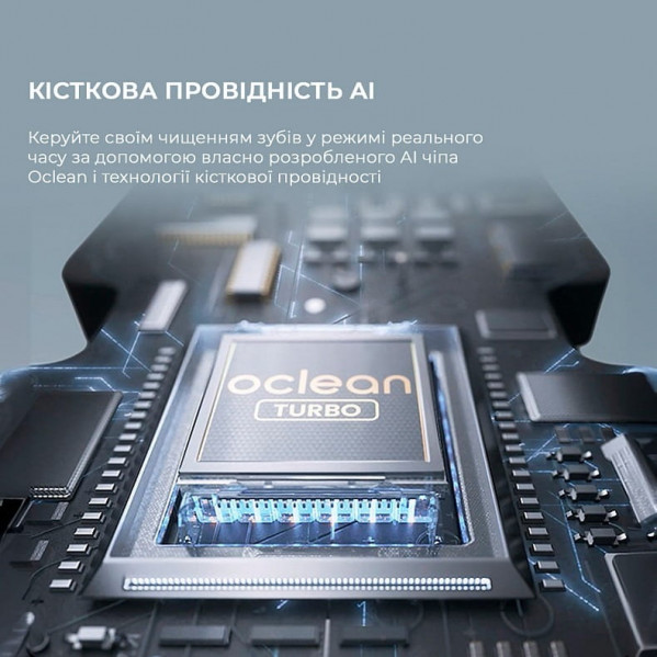 Розумна зубна електрощітка Oclean X Ultra Set Green (OLED) (6970810553505)