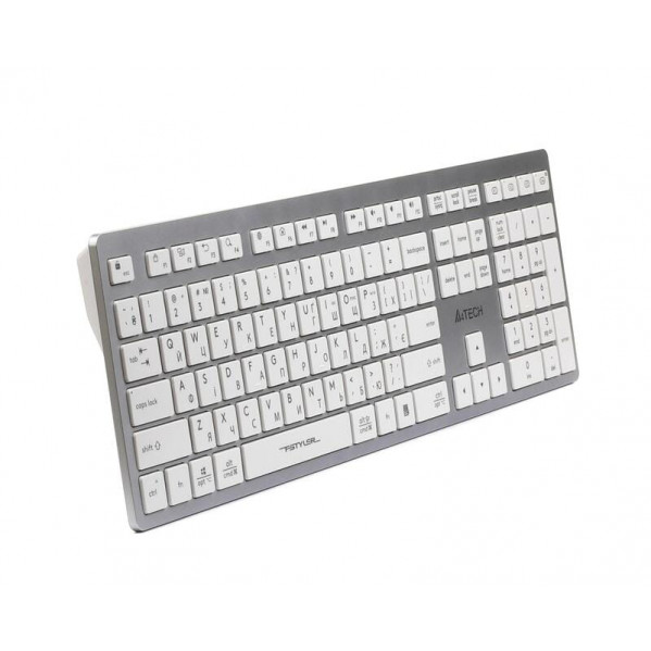 Клавіатура бездротова A4Tech Fstyler FBX50C White