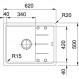Кухонна мийка Franke Basis BFG 611-62 Мигдаль (114.0306.795)