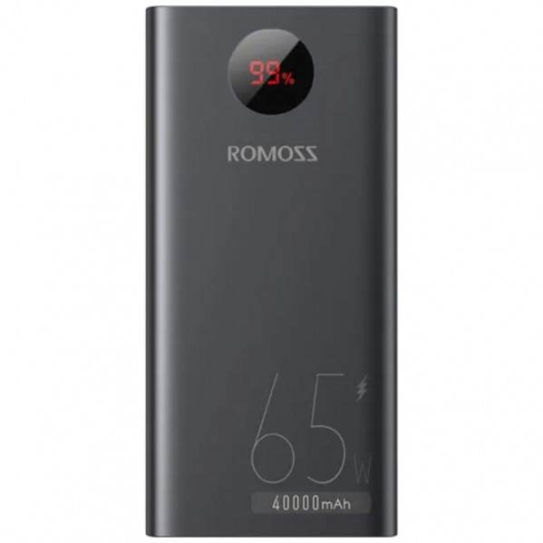 Універсальна мобільна батарея Romoss PEA40S Pro 40000mAh 65W Black (PEA40-382-2131H)