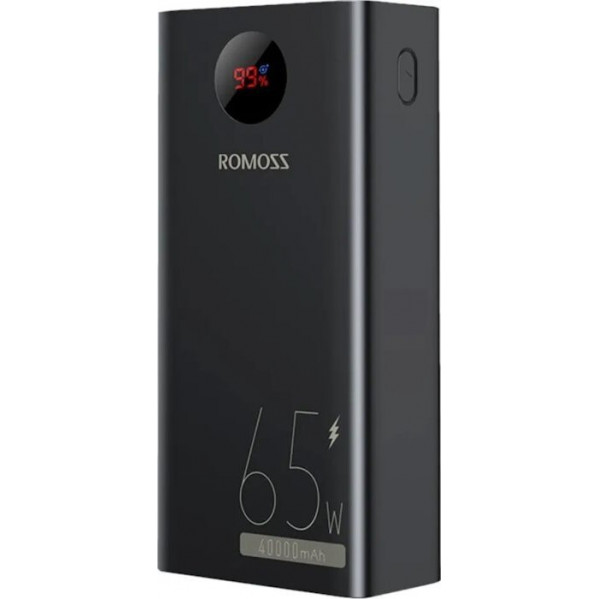Універсальна мобільна батарея Romoss PEA40S Pro 40000mAh 65W Black (PEA40-382-2131H)