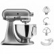 Кухонна машина KitchenAid Artisan 5KSM95PSECU Silver