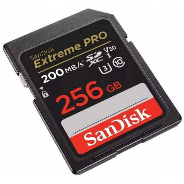 Карта пам`яті SDXC 256GB UHS-I/U3 Class 10 SanDisk Extreme Pro V30 R200/W140MB/s 4K (SDSDXXD-256G-GN4IN)