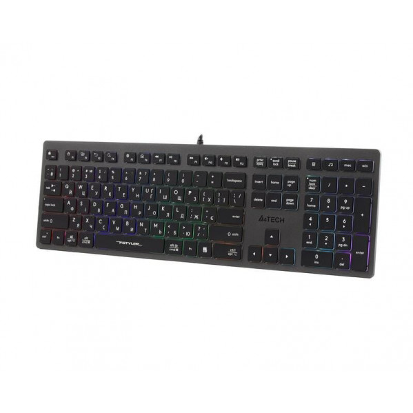 Клавіатура A4Tech Fstyler FX60H Grey Neon backlit