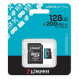 Карта пам`яті MicroSDXC 128GB UHS-I/U3 Class 10 Kingston Canvas Go! Plus R200/W200MB/s + SD-адаптер (SDCG4/128GB)