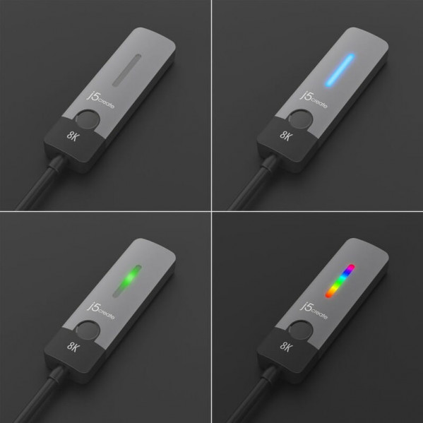 Адаптер J5create USB-C - HDMI (M/F), Space Grey (JCA157-N)