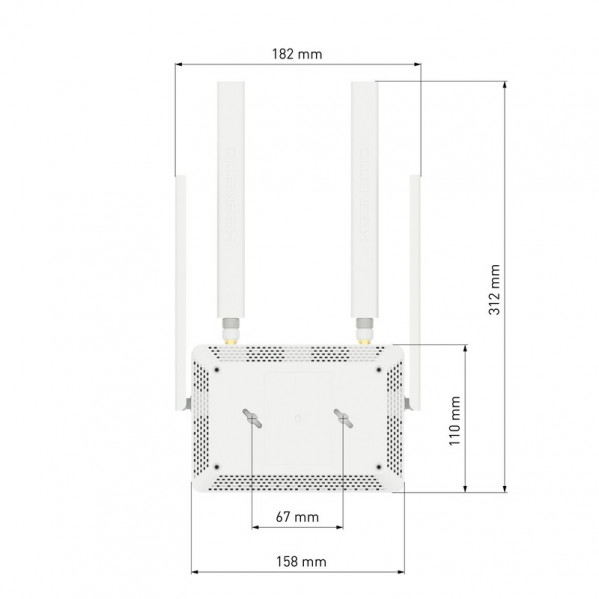 Бездротовий маршрутизатор KEENETIC Runner 4G (KN-2210-01DE)