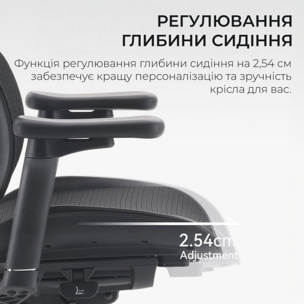 Крісло офісне Sihoo Doro S100 Mesh Black (S100-M301)
