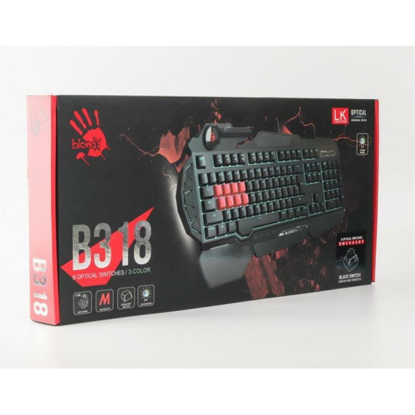 Клавіатура Bloody B318 LK Black USB