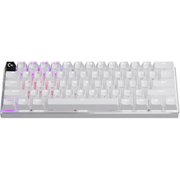Клавiатура бездротова Logitech G PRO X 60 TKL GX Optical Tactile White (920-011930)