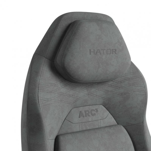 Крісло для геймерів Hator Arc 3 S Velour Grey (HTC3446S)