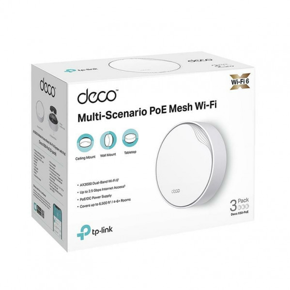 WiFi Mesh-система TP-Link Deco X50-PoE(3-pack)