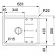 Кухонна мийка Franke Basis BFG 611-62 Бежевий (114.0272.595)