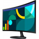 Монiтор Samsung 24" Essential S3 LS24D360 (LS24D360GAIXUA) VA Black Curved 100Hz