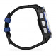 Смарт-годинник Garmin Instinct 3 50mm Solar Whitestone with Black/Bolt Blue Silicone (010-02935-43)