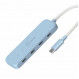 USB-хаб J5create 4 USB-C Cyan (JCH345EC-N)