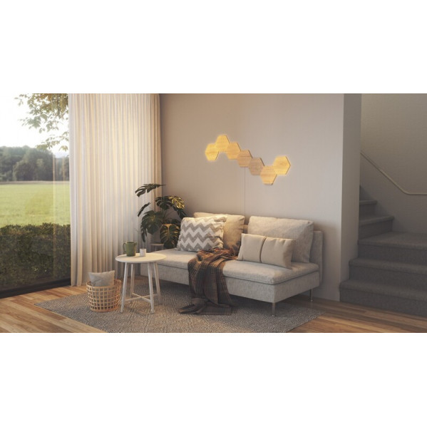 Розумна система освітлення Nanoleaf Elements - Hexagons Starter Kit Apple HomeKit, 7 шт. (NL52-K-7002HB-7PK)