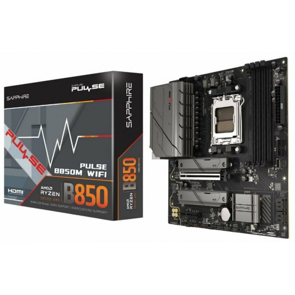 Материнська плата Sapphire B850M Pulse WiFi Socket AM5