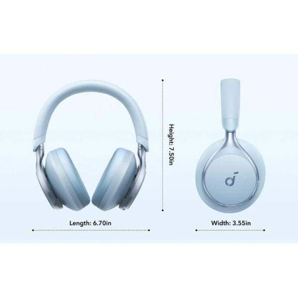 Bluetooth-гарнітура Anker SoundCore Space One Blue (A3035G31)