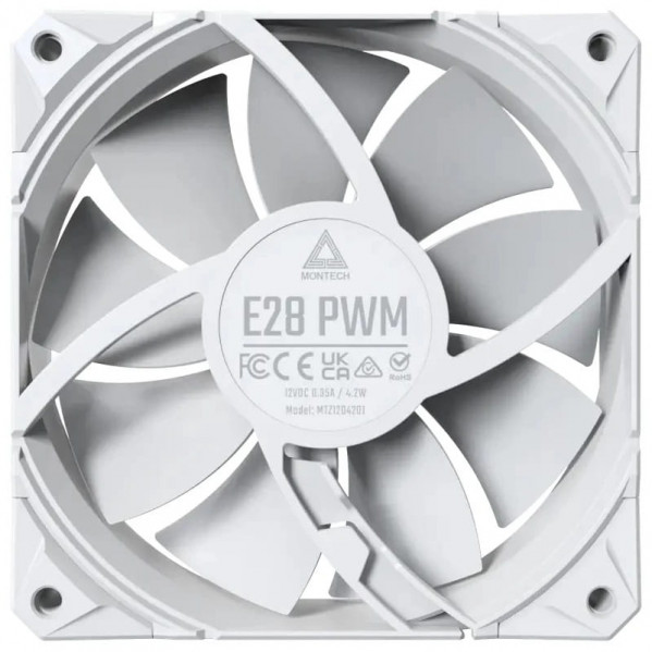 Вентилятор Montech E28 3 Pack(W) White