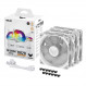 Вентилятор Asus TUF Gaming TR120 ARGB Reverse Triple Pack White (90DA00D3-B09020)