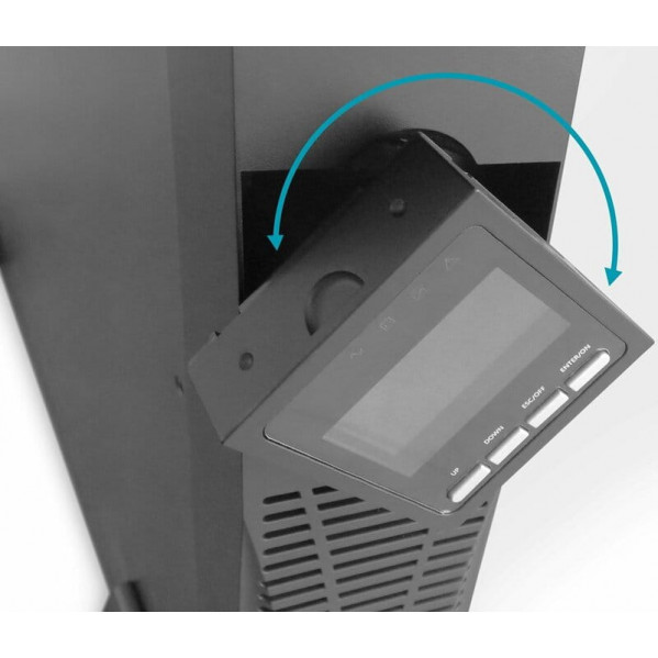 Джерело безперебійного живлення Digitus OnLine Power Module 1000VA LCD, Hardwire In/Out, RS232, USB, Rack/Tower (DN-170107)