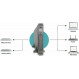 Джерело безперебійного живлення Digitus OnLine Power Module 1000VA LCD, Hardwire In/Out, RS232, USB, Rack/Tower (DN-170107)