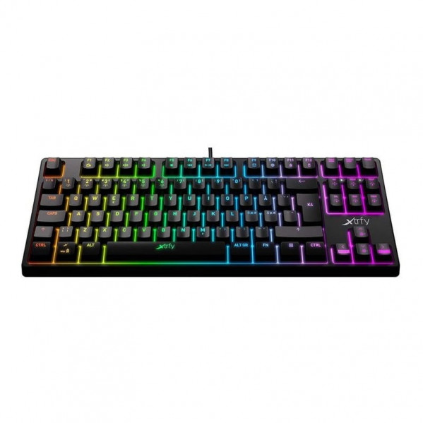 Клавіатура Xtrfy K4 TKL RGB Kailh Red UA Black (XG-K4-RGB-TKL-R-UKR) USB