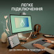 Миша бездротова Logitech Pebble Mouse 2 M350s Graphite (910-007015)