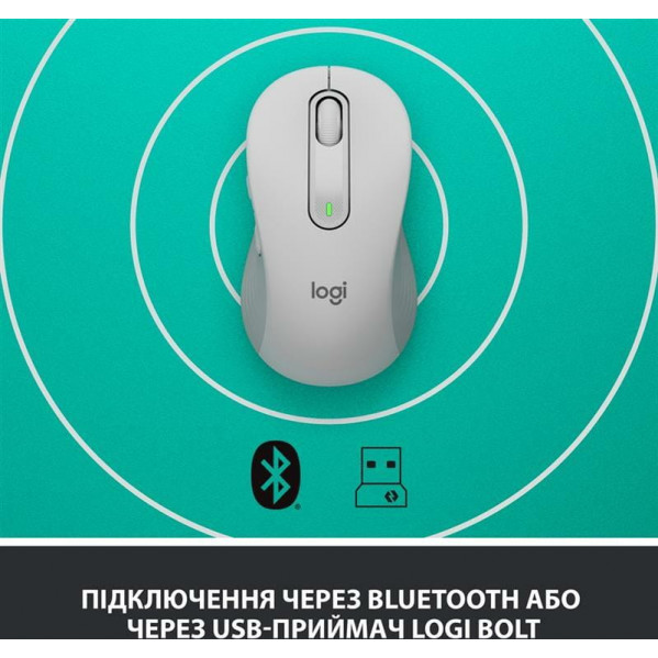 Миша бездротова Logitech Signature M650 Off-White (910-006255)