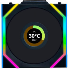 Вентилятор Lian Li Uni Fan SL Wireless LCD Reverse 120-1 Black (G99.12RSLLCD1W1B.00)