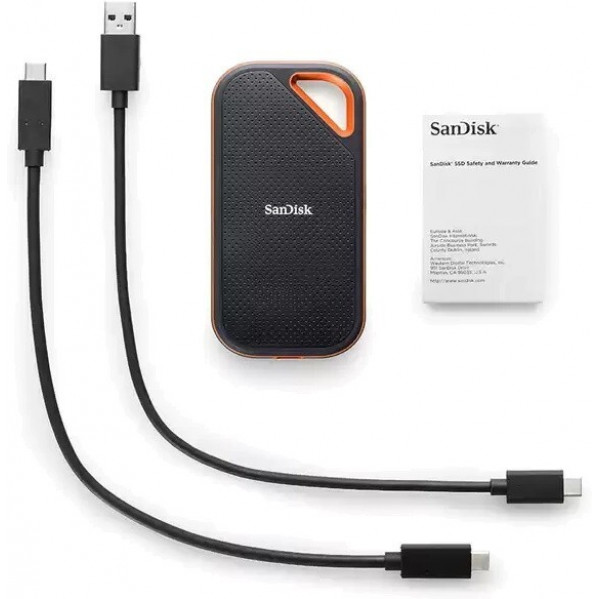 Накопичувач зовнiшнiй SSD 4TB SanDisk Extreme Pro (SDSSDE81-4T00-G25)