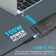 USB-хаб Promate MediaHub-C6 USB Type-C 6-в-1 Black