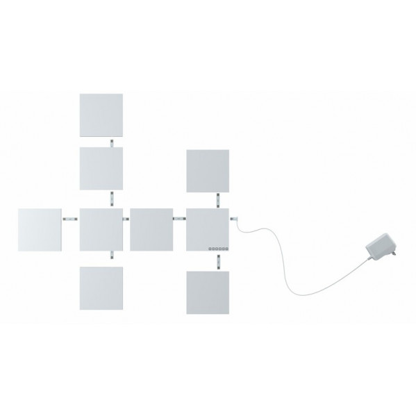 Розумна система освітлення Nanoleaf Canvas Smarter Kit Apple HomeKit, 9 шт. (NL29-0002SW-9PK)