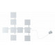 Розумна система освітлення Nanoleaf Canvas Smarter Kit Apple HomeKit, 9 шт. (NL29-0002SW-9PK)