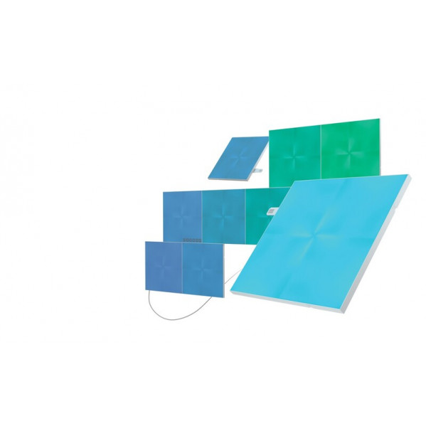 Розумна система освітлення Nanoleaf Canvas Smarter Kit Apple HomeKit, 9 шт. (NL29-0002SW-9PK)