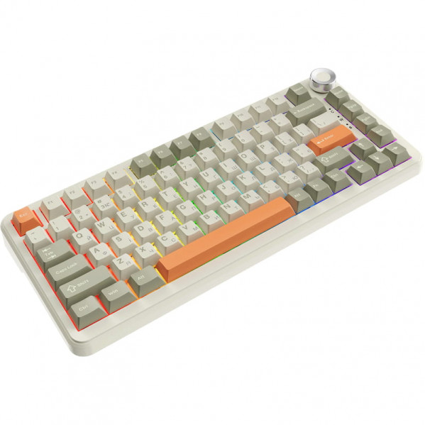 Клавіатура бездротова Ajazz AK820 Max Flying Fish Switch Retro Colour (AK820MAX-FF-R)