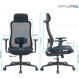 Крісло офісне Officepro Wave OC670-B-B-B Black