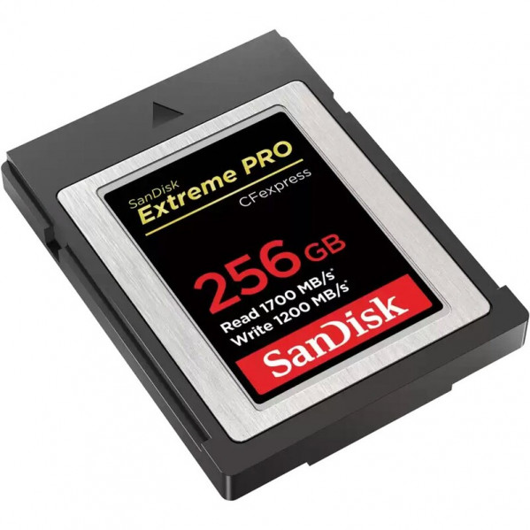 Карта пам`яті CFexpress (Type B) 256GB SanDisk Extreme Pro R1700/W1200MB/s (SDCFE-256G-GN4NN)