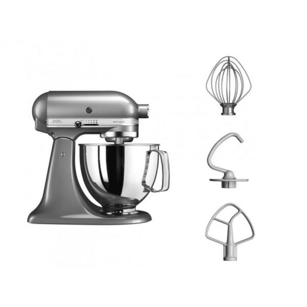 Кухонна машина KitchenAid Artisan 4.8 л Silver (5KSM125ECU)