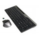 Комплект (клавіатура, миша) бездротовий A4Tech FB2535CS Smoky Grey