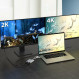 Адаптер J5create USB-C/A - 2 HDMI (M/F), Silver (JCA365-N)