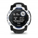 Смарт-годинник Garmin Instinct 3 50mm Solar Whitestone with Black/Bolt Blue Silicone Band (010-02935-03)