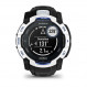 Смарт-годинник Garmin Instinct 3 50mm Solar Whitestone with Black/Bolt Blue Silicone Band (010-02935-03)