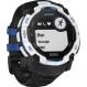 Смарт-годинник Garmin Instinct 3 50mm Solar Whitestone with Black/Bolt Blue Silicone Band (010-02935-03)